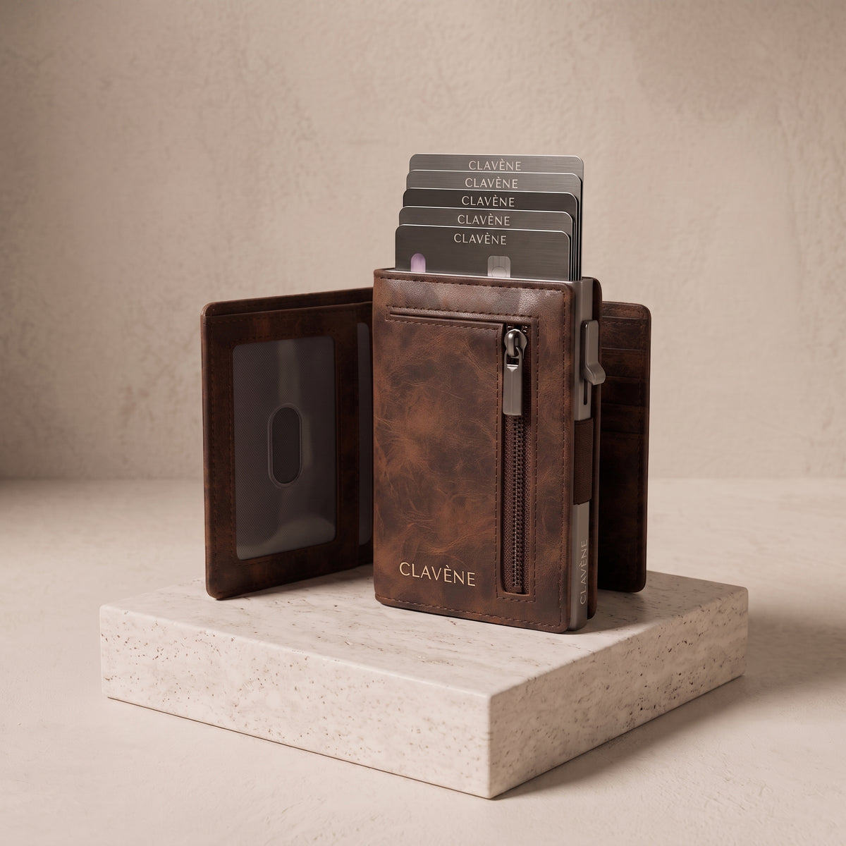 Clavène Wallet Pro 2 — coloris Marron